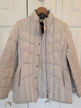 346 Brooks Brothers | Ivory Down Jacket Sz 6